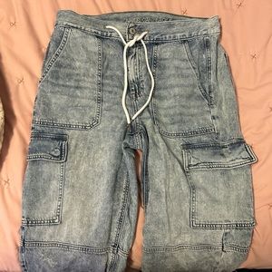 american eagle denim cargos